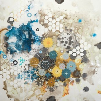 J GO Gallery - Organic Matter by Heather Patterson, 45" x 45" - Art Galleries Near Me - Park City, Utah J GO Gallery - Organic Matter by Heather Patterson, 45" x 45" - Art Galleries Near Me - Park City, Utah