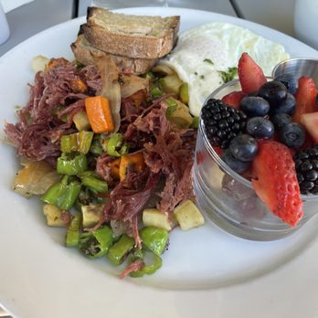 Bloom - Beef hash with Shishido peppers and sweet potato - American Near Me - Santa Clara, California