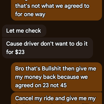 JF Taxi Service - Here's where he blocked me after refusing to fix this and they never showed so I missed work - Taxis Near Me JF Taxi Service - Here's where he blocked me after refusing to fix this and they never showed so I missed work - Taxis Near Me