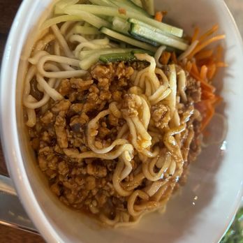 MiYa Chinese - Dan Dan noodles with chicken - Chinese Near Me - Dallas, Texas MiYa Chinese - Dan Dan noodles with chicken - Chinese Near Me - Dallas, Texas