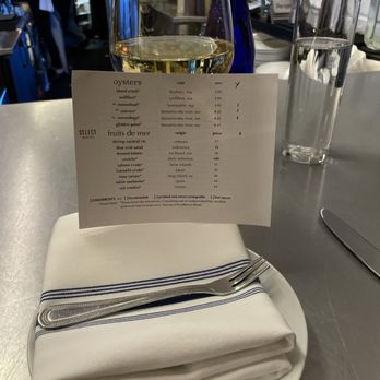 Select Oyster Bar - 11.24.23. What's fresh today. Sold. - Seafood Near Me - Boston, Massachusetts Select Oyster Bar - 11.24.23. What's fresh today. Sold. - Seafood Near Me - Boston, Massachusetts