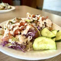 Delicias Express - Fried fish tacos