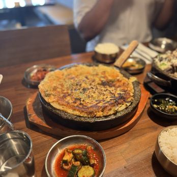 Jin Cook - 해물파전 / seafood pancake - Korean Near Me - Buena Park, California
