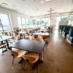 Indoor seating area