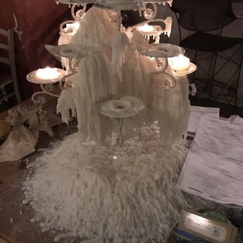 Mondello Italian Restaurant - A neat candelabra in the entrance. - Seafood Near Me - Seattle, Washington