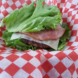 Walter's Burger Shed - Lettuce wrapped Cuban burger