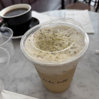 Tatte Bakery & Cafe | DC Catering - Pistachio Rose Cold Foam Latte - Coffee & Tea Near Me - Washington, DC, District of Columbia Tatte Bakery & Cafe | DC Catering - Pistachio Rose Cold Foam Latte - Coffee & Tea Near Me - Washington, DC, District of Columbia