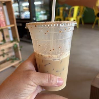 Cof & - Cinnamon caramel espresso latte - Coffee & Tea Near Me - Kennesaw, Georgia