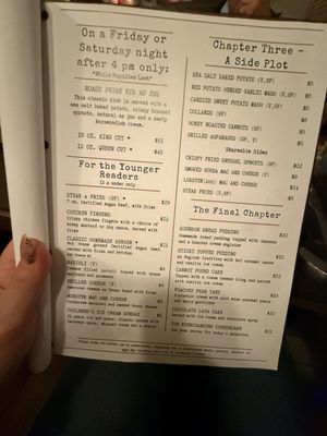 Menu photo 6 The Library Steakhouse Fuquay Varina, NC Menu photo 6 The Library Steakhouse Fuquay Varina, NC