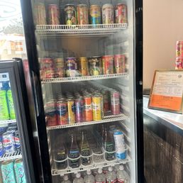 Drink options including different Hawaiian sodas!