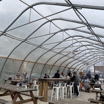 Badlands Brewing - the inside of a greenhouse - Breweries Near Me - Caledon, Ontario