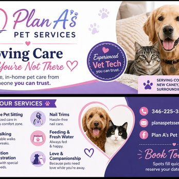 Plan A's Pet Services - All the pet care you need in one place, Plus we make it convenient & come to you! #planaspetservices #dogwalker #petcare #dogs #cats #birds - Dog Walkers Near Me - Conroe, Texas Plan A's Pet Services - All the pet care you need in one place, Plus we make it convenient & come to you! #planaspetservices #dogwalker #petcare #dogs #cats #birds - Dog Walkers Near Me - Conroe, Texas