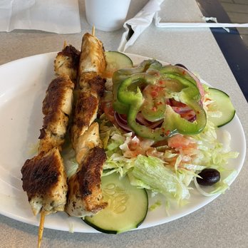 Mythos Grill - Grilled Chicken Salad - New American Near Me - Greensboro, North Carolina
