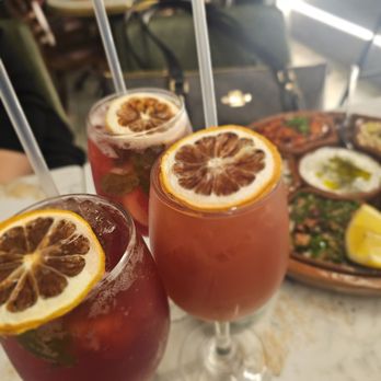 Ayat NYC - Mocktails cosmopolitan and hibiscus mojitos - Arabic Near Me - Brooklyn, New York