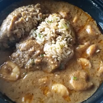 Buzzard Billy's - Shrmp etouffee... was salty - Cajun/Creole Near Me - Des Moines, Iowa