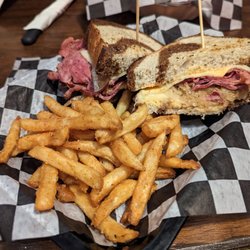 Ye Olde Pub - English Reuben with Guinness marinated sauerkraut.