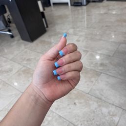 Nails done at Lux. Nails done at Lux.