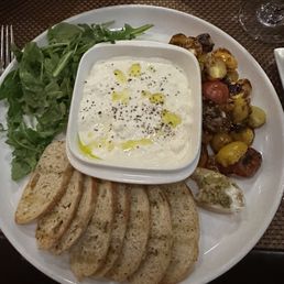 Buratta and blistered tomatoes from the evening specials (this was very good!)