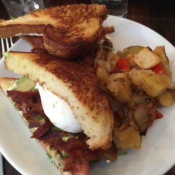 The Copper Still - Brunch BLT with a poached egg - Bars Near Me - New York, New York The Copper Still - Brunch BLT with a poached egg - Bars Near Me - New York, New York