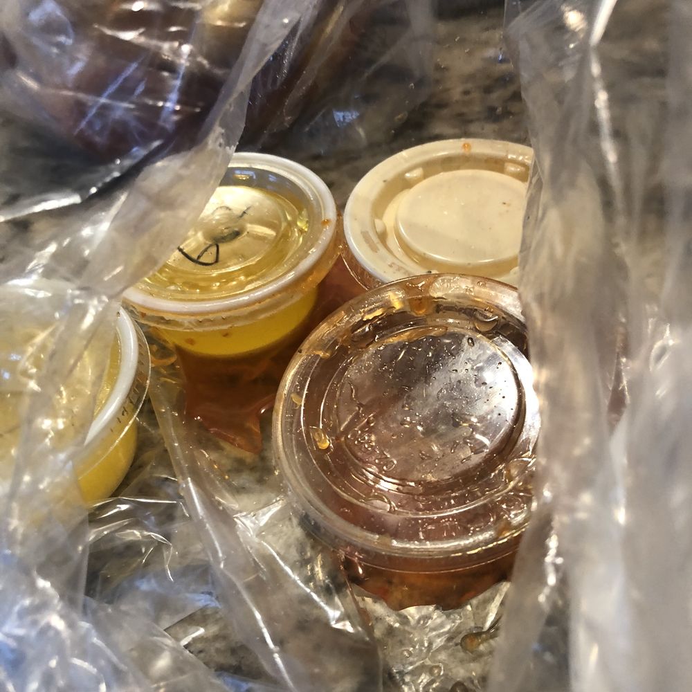 Mr and Mrs Crab - Extra sauce tossed into a bag and leaked. - Seafood Near Me - Brandon, Florida Mr and Mrs Crab - Extra sauce tossed into a bag and leaked. - Seafood Near Me - Brandon, Florida