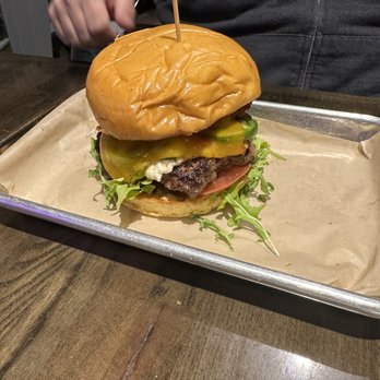 Burger Bench - Chorizo Diablo Burger - American Near Me - Escondido, California