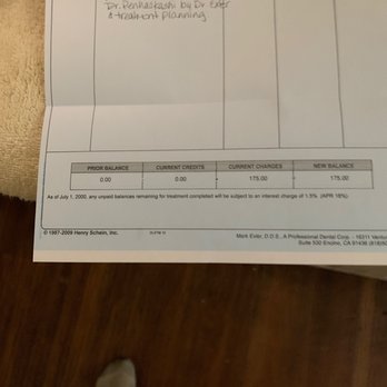 Mark D Exler, DDS, FACP - This is the bill they sent me after I told them how upset I was. This is after being a patient for several years in good standing. - Prosthodontists Near Me - Encino, California Mark D Exler, DDS, FACP - This is the bill they sent me after I told them how upset I was. This is after being a patient for several years in good standing. - Prosthodontists Near Me - Encino, California