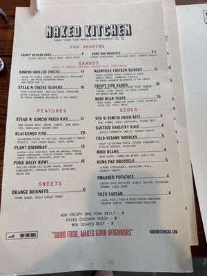 Menu photo 2 Naked Kitchen Jacksonville, FL Menu photo 2 Naked Kitchen Jacksonville, FL