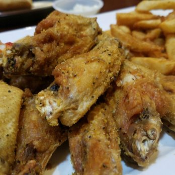 Fletcher's Restaurant and Bar - Lemon pepper wings with fries - Chicken Wings Near Me - Decatur, Georgia Fletcher's Restaurant and Bar - Lemon pepper wings with fries - Chicken Wings Near Me - Decatur, Georgia