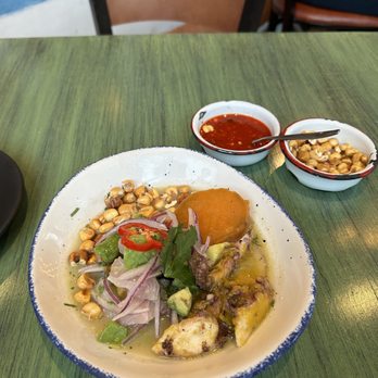 Yakumanka - Their special ceviche with fish and octopus and leche de tigre - Peruvian Near Me - Ciudad de México, DIF