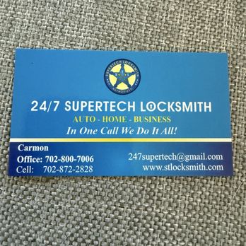 24/7 Supertech Locksmith - Call Carmon! - Keys & Locksmiths Near Me