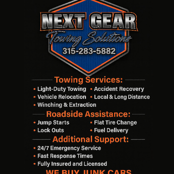 NextGear Towing Solutions - Towing Near Me - Auburn, New York NextGear Towing Solutions - Towing Near Me - Auburn, New York