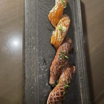 Aiko - Ocean trout belly & A5 wagyu - Japanese Near Me - Houston, Texas Aiko - Ocean trout belly & A5 wagyu - Japanese Near Me - Houston, Texas