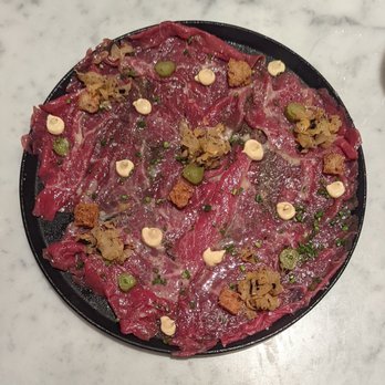 L'Accolade - Beef Carpaccio - looks kinda ugly, tastes ok - French Near Me - New York, New York L'Accolade - Beef Carpaccio - looks kinda ugly, tastes ok - French Near Me - New York, New York