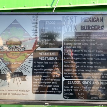Bastard Burgers - Menu - Burgers Near Me - Tucson, Arizona