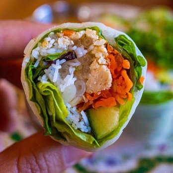 Dok Khao - Cross section of Healthy Rolls. Fresh. Tasty. - Thai Near Me - Woodbridge, Virginia Dok Khao - Cross section of Healthy Rolls. Fresh. Tasty. - Thai Near Me - Woodbridge, Virginia