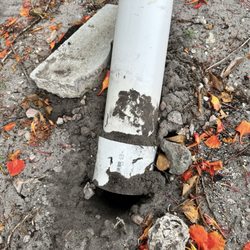 Premier Pools & Spas - Southern Florida - Busted sewer line outside of the dig that they would not take responsibility for
