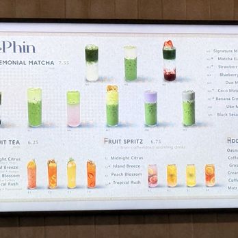 The Phin - Menu as of now, more could possibly be added by May 30 2026 for soft opening. - Coffee & Tea Near Me - Houston, Texas
