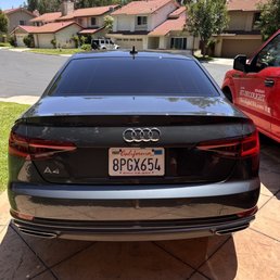 First pick up, crooked off center emblems. Missed dent to the bottom left of trunk. Missing 2 license plate screws on bottom First pick up, crooked off center emblems. Missed dent to the bottom left of trunk. Missing 2 license plate screws on bottom