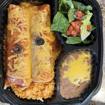 Jimboy's Tacos - Ground beef enchilada dinner - Mexican Near Me - Yuba City, California