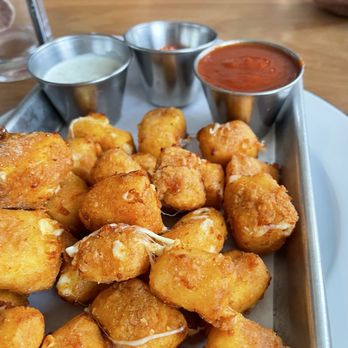 The Junction - Cheese curds with warm marinara - Music Venues Near Me - Santa Rosa, California