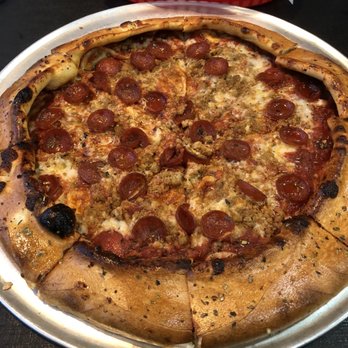Sauce'd - Pepperoni and Sausage Texas Style Crust - Pizza Near Me - Grapevine, Texas