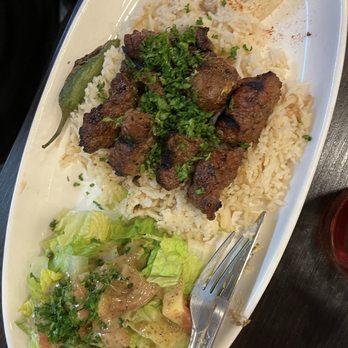 Zadna Grill - Beef kabob plate - Mediterranean Near Me - Redwood City, California