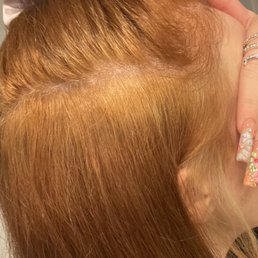 uneven dye
