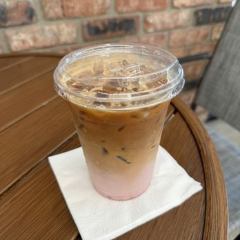 Auria Coffee - strawberry latte! - Desserts Near Me - Buena Park, California
