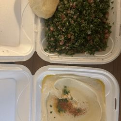 Alexandria Mediterranean Cuisine - Hommous and Tabbouli w/pita
