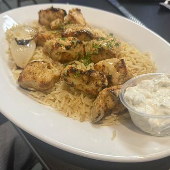 Yanni's Gyros - Chicken skewer plate - Greek Near Me - Las Vegas, Nevada