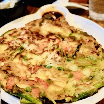 707 Sutter - Seafood Pancake (Haemul Pajeon) - tasty! - Korean Near Me - San Francisco, California