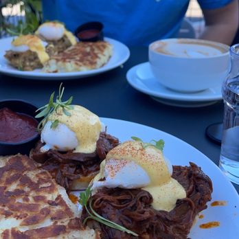 Poached Kitchen - Short rib eggs Benedict - Breakfast & Brunch Near Me - Irvine, California Poached Kitchen - Short rib eggs Benedict - Breakfast & Brunch Near Me - Irvine, California