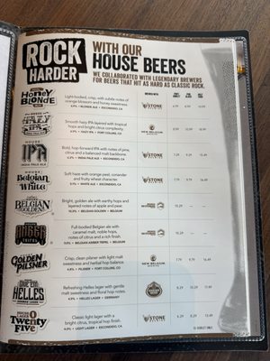 Menu photo 3 Yard House Sparks, NV