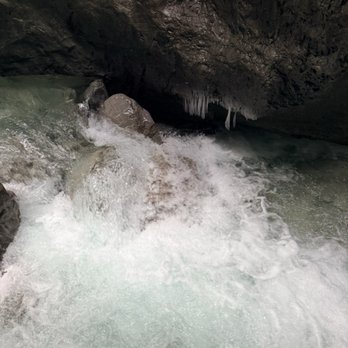 Partnachklamm - Rushing water on our walk to the top - Hiking Near Me - Garmisch-Partenkirchen, BY